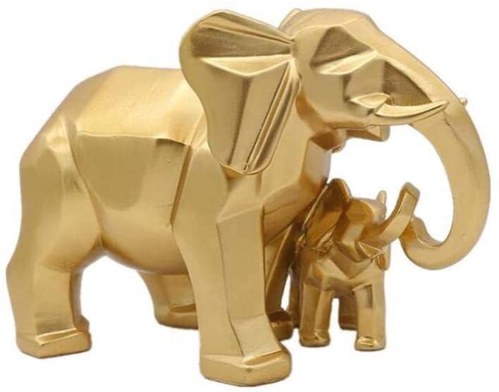 GIFT ELEPHANTS GOLD CRAFT SMALL
